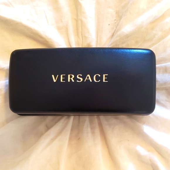 Versace Large Oversized Black Sunglass Eyeglass Case - Picture 1 of 4